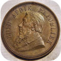 Top Grade ZARs:  Brown 1898 Penny 1d in UNC!!