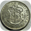 Top Grade SA Union:  1942 2 Shillings in A/UNC!!