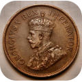 Top Grade SA Union:  1936 Half Penny in A/UNC!!