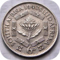 Bargain SA Union:  1943 Sixpence in EF below R200!