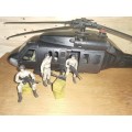 Army action figures together with Army helicopter