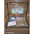 Vintage Cards and Dice Gift Set N.A,C Bathe