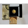 24k Natura Rhino Coin 1/4 Oz Limited Edition