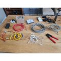 Job lot of network cables and accessories