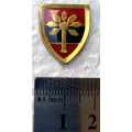 HS015 - SADF Engineer Corps  Grootfontein Unit cravat pin/blazer collar badge