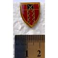 HS020 - SADF Artillery unit cravat pin/blazer collar badge