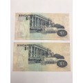 Singapore collection - One bid for both notes