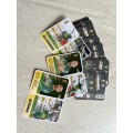 Pick n Pay Super Cricket Cards - 22 unopened mystery cards and 3 open!