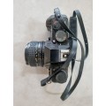 Vintage Nikon F-301 Camera + Tokina 28mm f/2.8 lens
