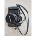 Vintage Nikon F-301 Camera + Tokina 28mm f/2.8 lens