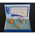 2006 Desmond Tutu Nobel Peace Prize Gold Coin Set