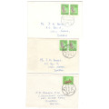 Four rare army Field Post Offices 1 (x2), 2 and 3 from the 1960s...