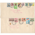 Republic of South Africa 1961 - 4 covers new issues 14 February and 31st May