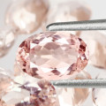 ABSOLUTELY FABULOUS!!  JEWELLERS LOT 3.95 CT (10 Pcs ) OVAL FACET 100% NATURAL PINK MORGANITES