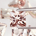 SO PRETTY!  JEWELLERS LOT OF 10 PIECES - 1.60 Ct. Rectangle Facet 100% Natural Pink Morganites