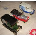 A COLLECTION OFF SMALL METAL TRUCKS FROM  DAYS GONE  MADE IN ENGLAND BY PLEDO