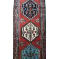 PERSIAN CARPET HAMADAN RUNNER 390cm x 70cm HAND KNOTTED (with certificate)