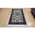 Very Fine Persian Sarough Carpet 125cm x 72cm Hand Knotted