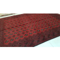Special Offer!!Persian Red Afghan Carpet 292cm x 195cm Hand Knotted
