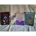 4 GREAT BOOKS - CRYSTAL, GEM & METAL MAGIC - GEM WATER - CRYSTAL HEALING - EARTHMIND -- R100 EACH