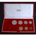 1979 PARTIAL PROOF SET IN RED S.A. MINT BOX - R1 START