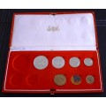 1981 PARTIAL PROOF SET IN RED S.A. MINT BOX - R1 START