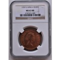 1959 ~ Union of S.A. ~ 1 Penny - NGC Graded ~ CrAzY R1 StArT!!!