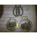 Vintage Brass Horse Ornaments