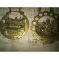 Vintage Brass Horse Ornaments