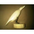 Carved Whale Tooth Bird