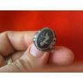 Vintage Sterling Silver Siam Ring