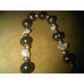 Vintage Black Pearl Necklace