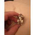 Sterling silver Afrisilver Buffalo Serviette Ring