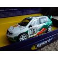 Scoda Fabia WRC Works No.5 2003 Limited Edition Slot Car Scalextric C2486A 1/32
