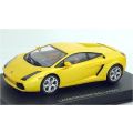 Lamborghini Gallardo Metalic Yellow with Lighting Lamps Slot Car Auto Art Slot Racing 13161 1/32