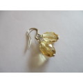 Sterling Silver and Citrine Earrings