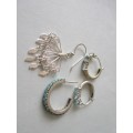 1 lot mix, 4 pieces, 925 Sterling Silver Earrings [price for all]