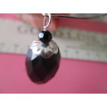 925 Sterling Silver and Black Onyx  Pendant