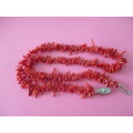 Genuine Red Coral Necklace