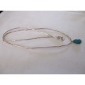 Sterling Silver and Turquise Necklace