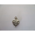 Sterling Silver `` Made with Love ` Charm