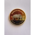 1 OZ Silver .999 Krugerrand (colour addition) Rhino Limited to 100 pieces