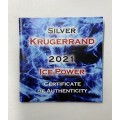 2021 .999 Silver Krugerrand (Ice Power edition) Only 250 minute!!!