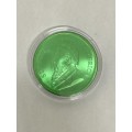 2022 1 OZ .999 silver Krugerrand (Space Green edition ) limited to 500pcs