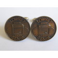 Vintage Bronze Lowrie Cufflinks
