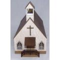 N Scale - Old West Church Kit