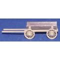 1:72 Scale - Wood Carrying Horse Drawn Wagon - Kit