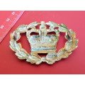SA Union / British WW2 Regimental Sergeant Major - Badge with logs