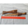 Ovambo Ndoro African Tribal Knife / Dagger (32cm)