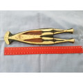 Ovambo Ndoro African Tribal Double Knife / Dagger